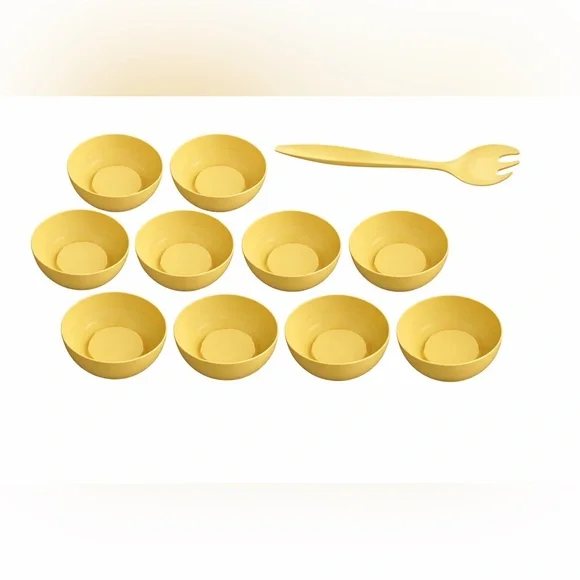 Vintage Tupperware Harvest Gold Bowl Set USA Made 1970s Mixing Serving Lot